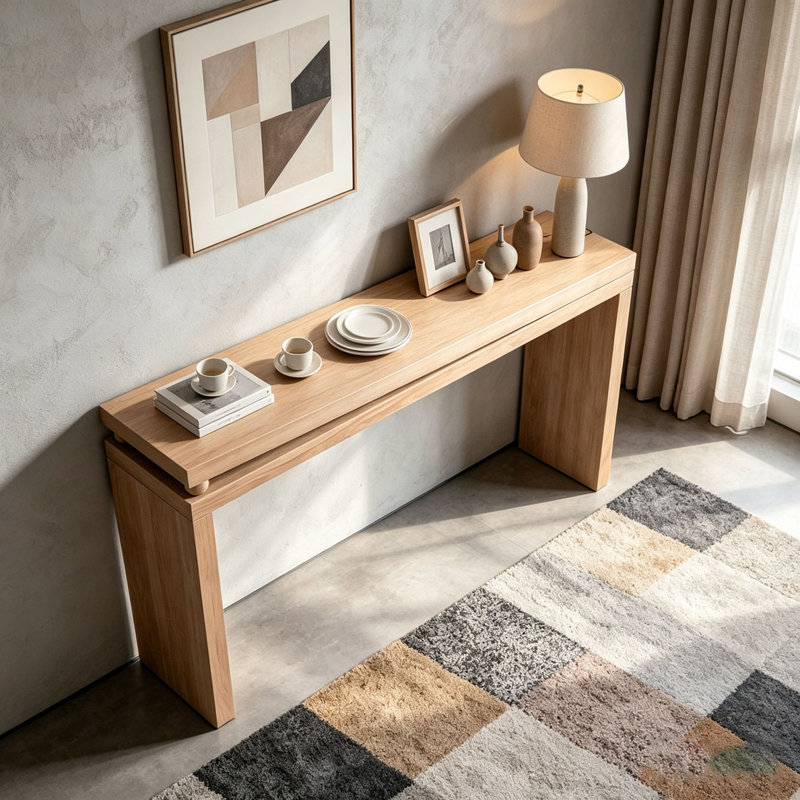 52 inch Narrow Console Table