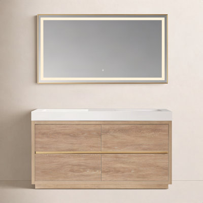 Beira 59.8'' Double Bathroom Vanity
