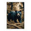  Tapis lavable avec ours noir asiatique-1773482377