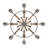 12 - Light Dimmable Tiered Chandelier