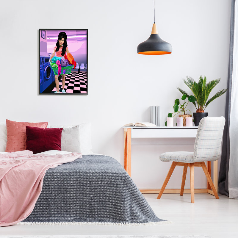 Impression sur toile, H 30 po x l 24 po x P 1,5 po, Cadre noir