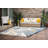 Vannesa Floral Reversible Flatweave Polypropylene Indoor / Outdoor Area Rug - Navy -657506462