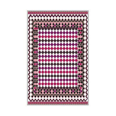 Tapis d'entrée de qualité supérieure - 100% polyester, 39,4 po x 78,7 po | Impression numérique 3D antibactérienne et antidérapante en PVC | Lavable à la machine, hauteur de poils de 0,3 pouce, durable et élégante pour la décoration intérieure