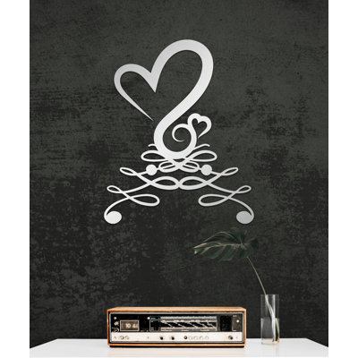 Décoration murale en métal Love & Infinity, cadeau de pendaison de crémaillère