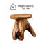 Solid Wood Accent Stool