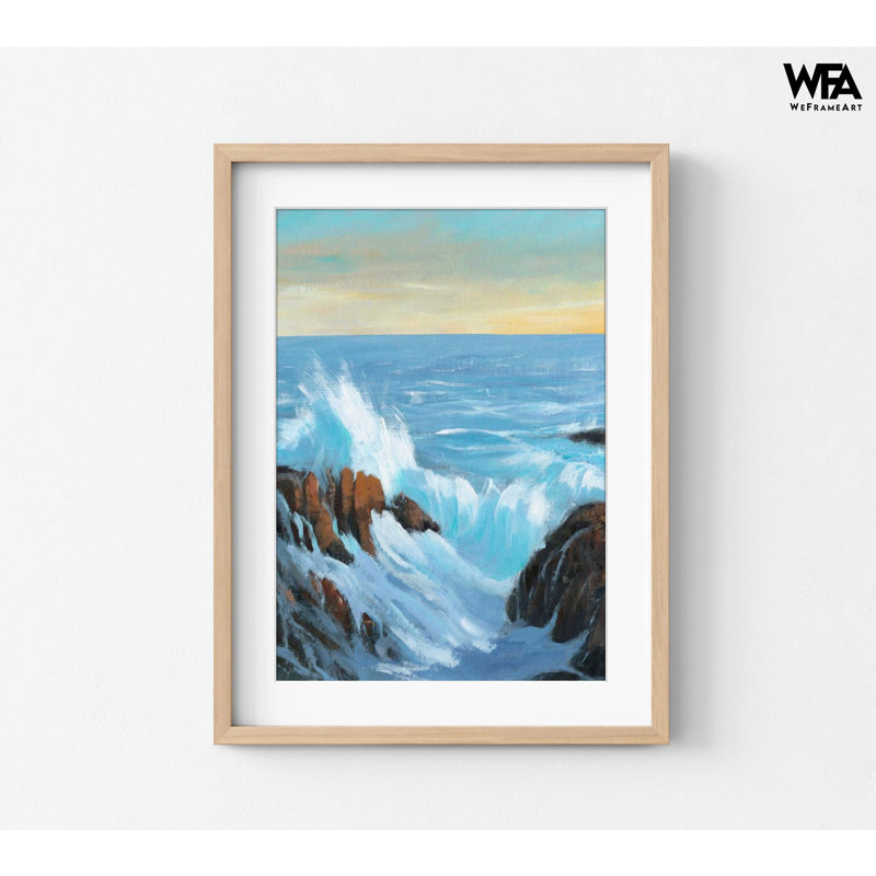 Affiche de Wild Ocean, H 12 po x l 16 po, Reproduction encadrée avec passe-partout, Tanné
