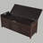 Upholstered Storage Bench with 2 Cabinets-12509081