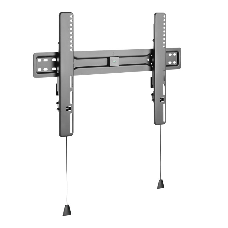 Ultra-Slim Black Steel Tilting Wall TV Mount for 37"-70" TVs