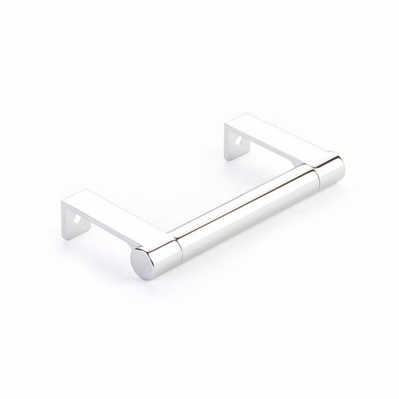 Select Cabinet Edge Pull Finger Pull, Polished Chrome