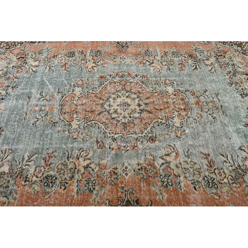 Tapis turc antique tissé à la main pour un art de plancher unique de style traditionnel idéal pour la décoration intérieure
