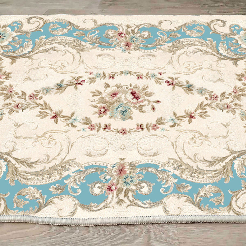 Luxurious Hall Carpet, 100% Velvet Fabric, 31.5 x 59.1 Inches | Non-Slip Cotton Sole, Pile Height: 0.4 Inches | Antibacterial & Machine Washable, 3D Digital Printing | Elegant Design for Living Room & Entryway