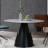 Turrell Round Glass Top with Glass Base Dining Table