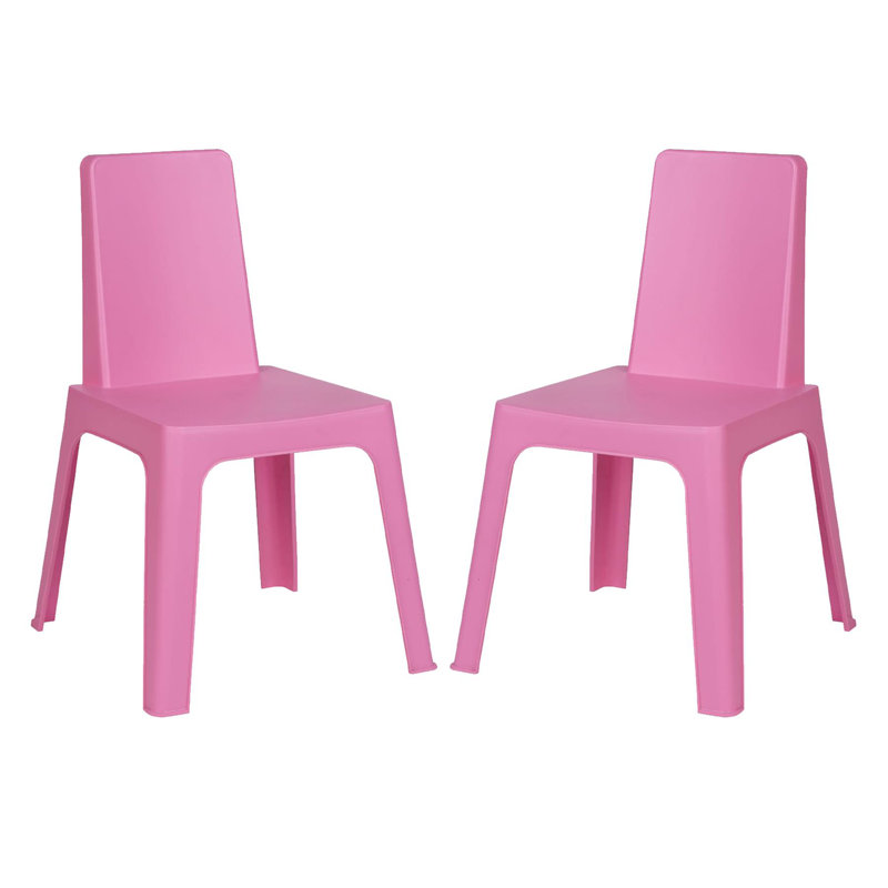 Children's Outdoor Table / Chair, Dark Pink