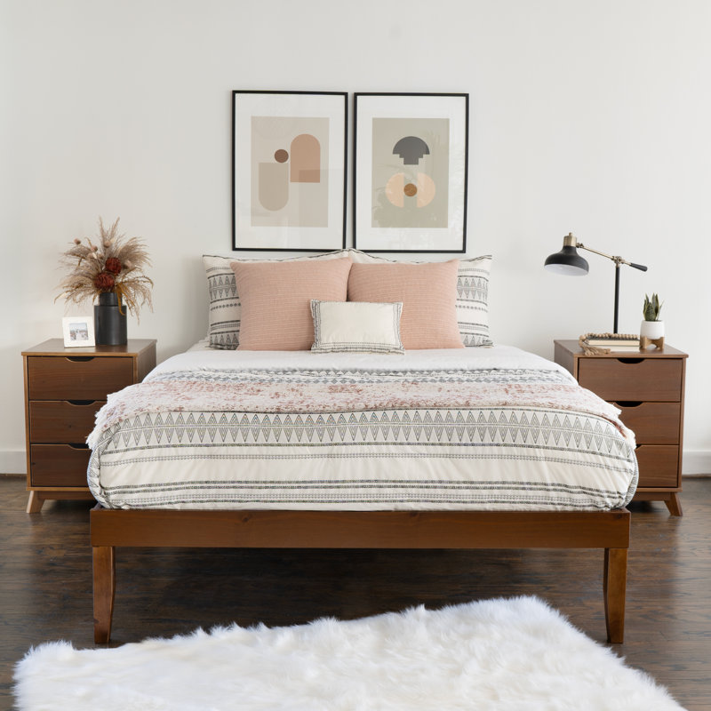 Marialana 3-Piece Bedroom Set, Queen, Walnut