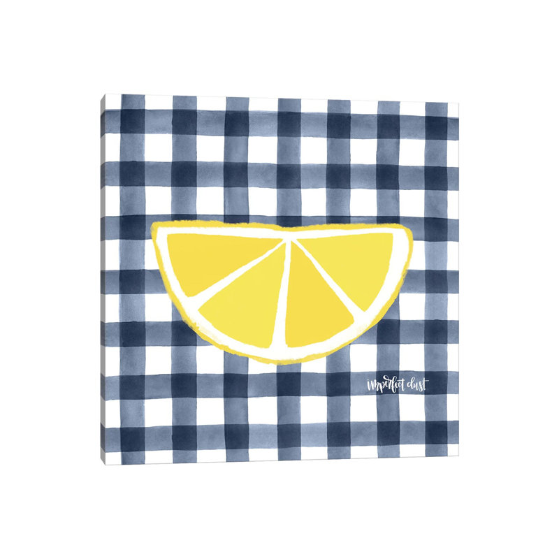 Half Lemon by Imperfect Dust - Wrapped Canvas Gallery-Wrapped Canvas Giclée, 30.48cm H x 30.48cm W