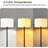 Floor Lamp With Table Brown