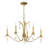 Stretford 5 - Light Steel Dimmable Classic / Traditional Chandelier