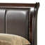 Lit de rangement double LaVita avec tête de lit rembourrée, cappuccino-179098598-179711754