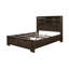 Lit plateforme avec rangement en placage de bouleau espresso Guthry 3 et 2-1035676326