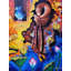 Dévotion de Bouddha | Acrylique sur toile | Par Arjun Das