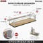 Porte-épices en acier Rev-A-Shelf-101785073