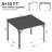 Patio Gazebo Lean to Wall Mounted Pergola with Sloping Galvanized Steel Roof-113196379