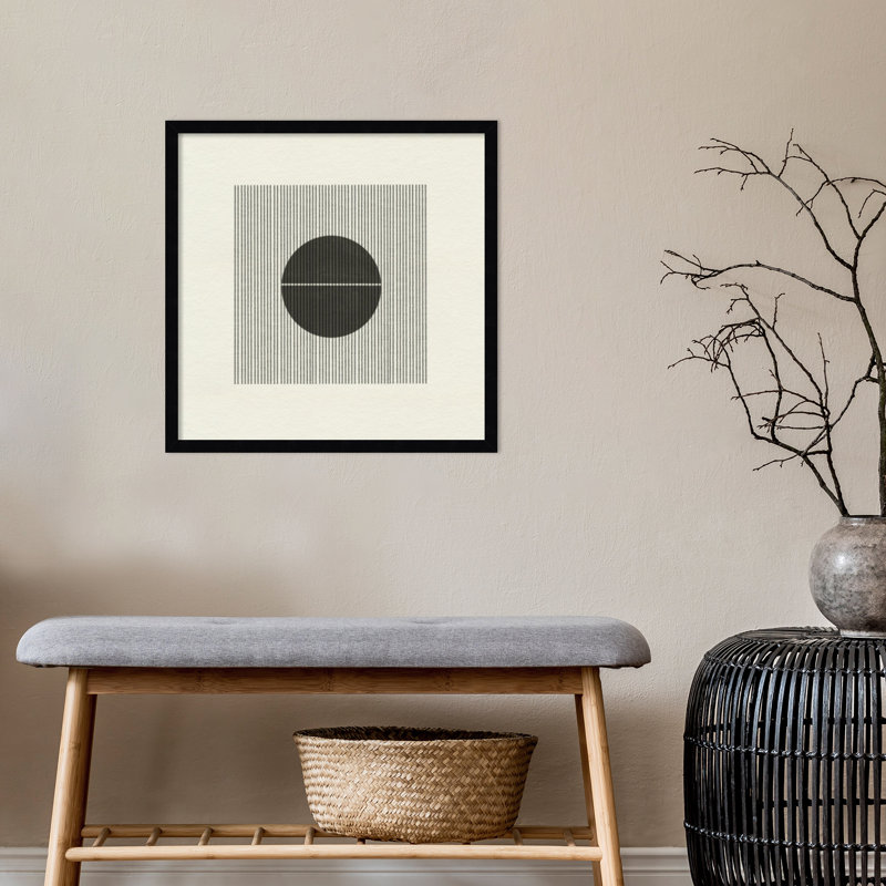 Paper Object No 5 by The Miuus Studio, Black, 21" H x 21" W x 1" D