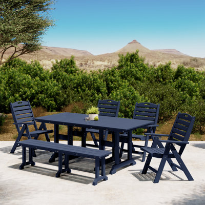 Laguna 6-Piece Dining Set With Bench