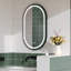Metal Oval Floor Mirror-539187338