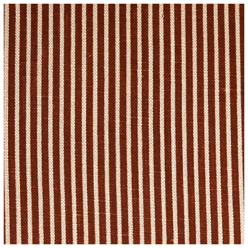 Housse et insert de coussin rectangulaire à rayures Ticking, Terre de Sienne