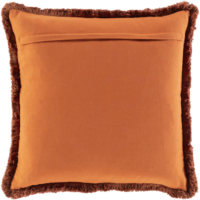 Lantilly Floral Cotton Throw Pillow, 18'' x 18'', Polyester/Polyfill