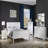 1Pc White Finish Finish Two Drawers Louis Philip Bedroom Nightstand Solid Wooden Contemporary And Simple Style-1582454262