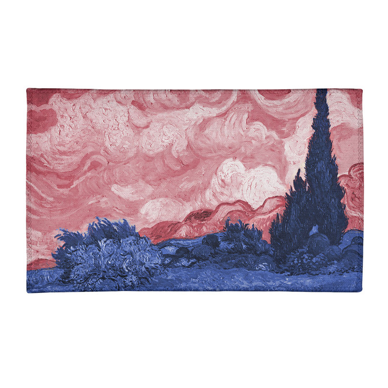 Chenille Toile Indoor Rug, Rectangle 2' x 3'
