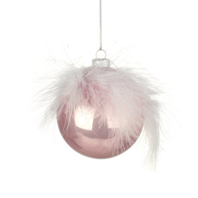 8cm Glass Bauble