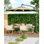 Parasol décalé de 10 pi avec lumières solaires-661793806