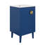 Meuble-lavabo autoportant de 20 po, armoire de salle de bain avec lavabo en céramique, porte à fermeture en douceur, rangement latéral, poignées chic en demi-lune-787143726