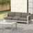 CAPE CORAL 2 SEATER SOFA W/ METAL TRAY-1308061296