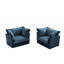 Ensemble de 2 fauteuils avec housse et siège profond-2131926029