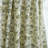 Handmade Linen Curtain with Hand Block Printing Sustainable Luxe, Saraswati, Green , Blue-2038913099