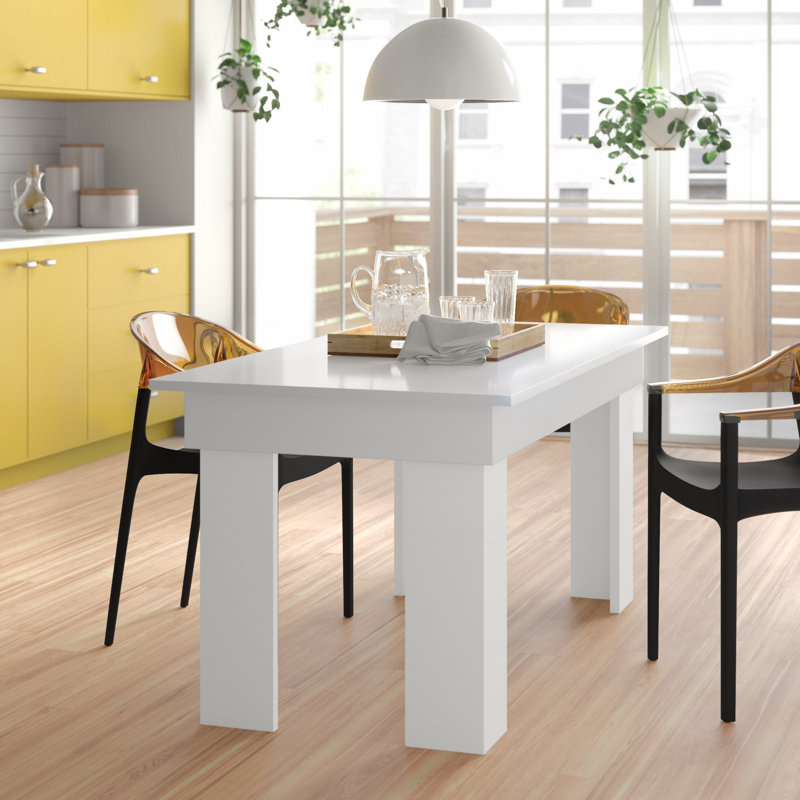 Luyster Dining Table, White