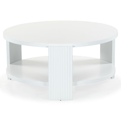 Liabella Round Wood Coffee Table