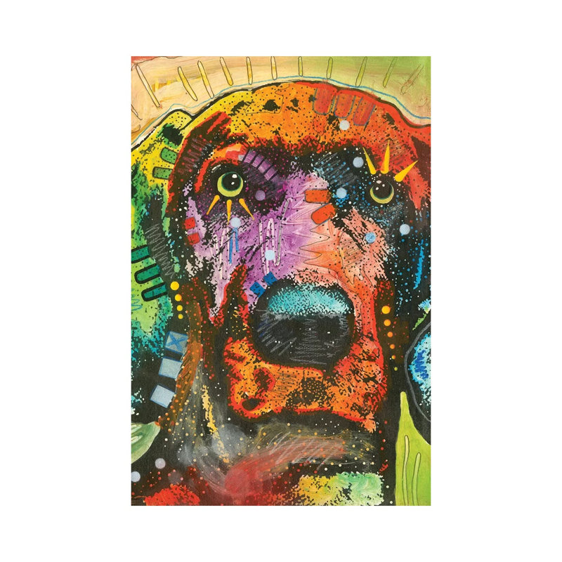 Great Dane I by Dean Russo - Wrapped Canvas Gallery-Wrapped Canvas Giclée, 20.32 cm H x 30.48 cm W