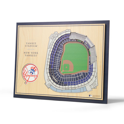 MLB 5-Layer StadiumViews 3D Wall Art