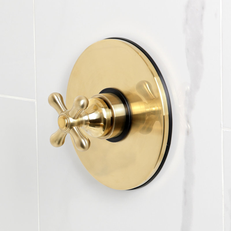 Robinet de douche à pression équilibrée Kingston, Laiton brossé