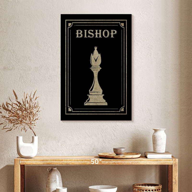 Chess Bishop, H 36 po x l 24 po