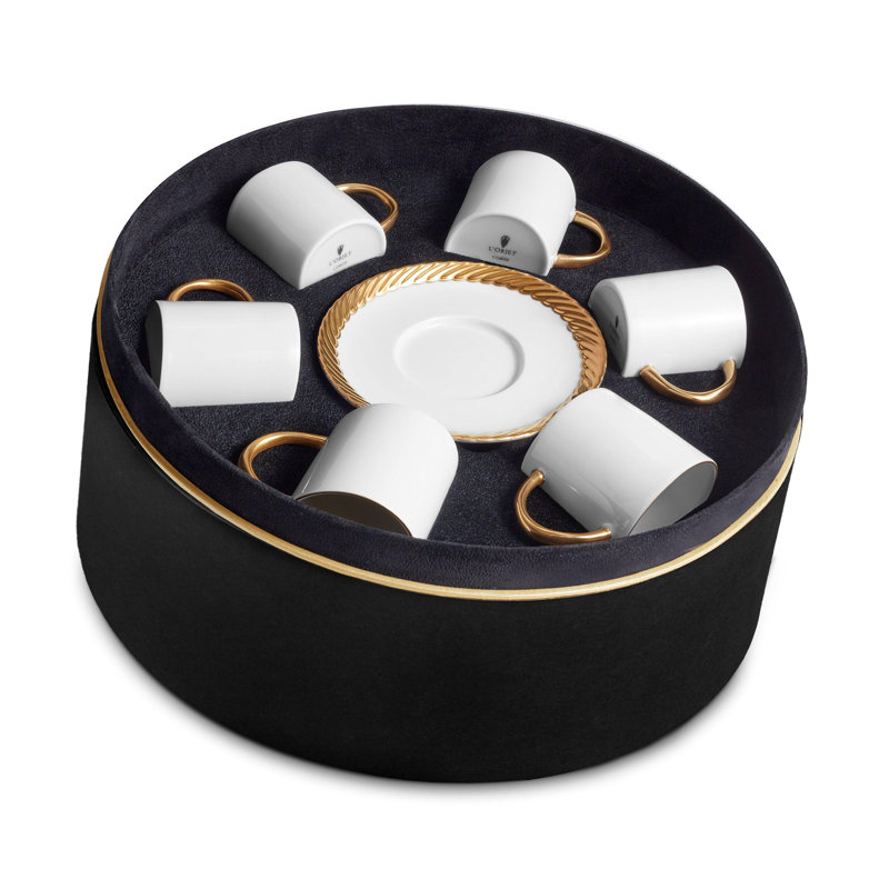 Corde Gold Espresso & Saucer
