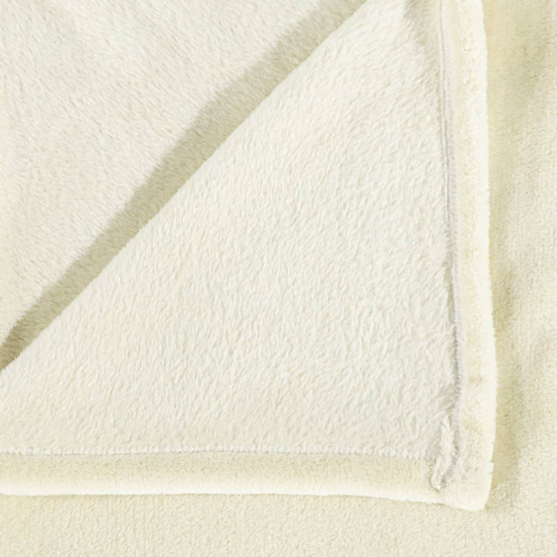 Fairmont Park Blanket Cream 150X200 Cm Polyester, Cream, 130cm W x 170cm L