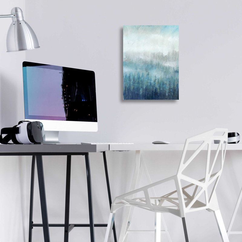 «Above the Mist I» par Tim O'Toole, art mural en verre acrylique, H 16 po x l 12 po x P 0,13 po
