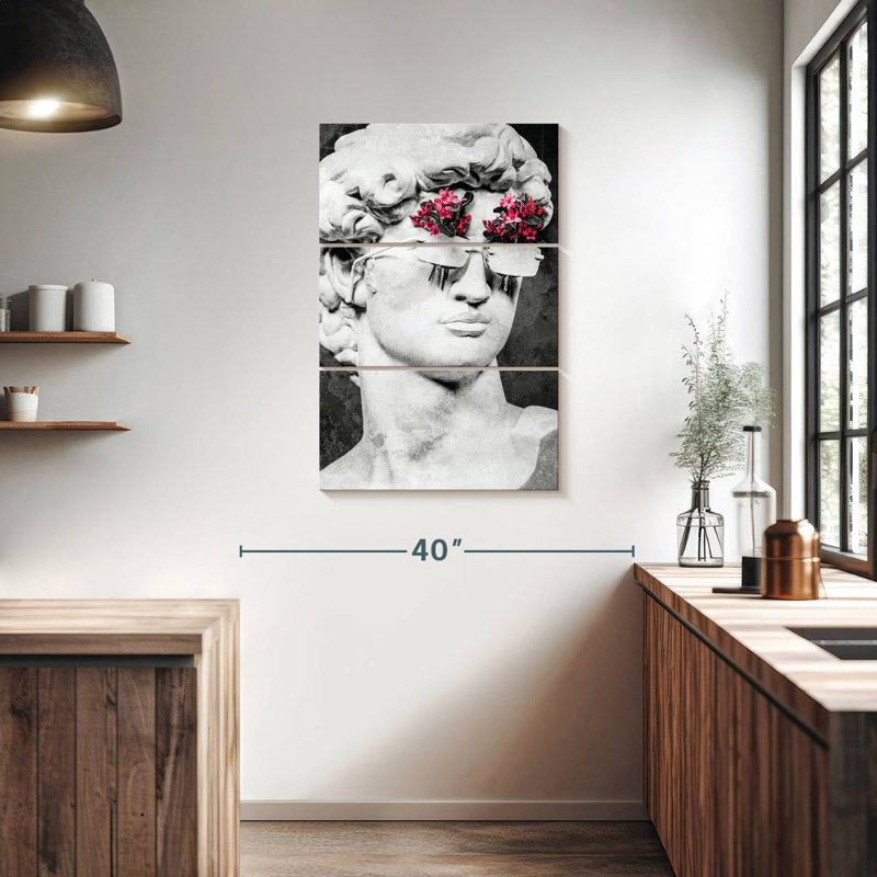 Sculpture Lilie David Pop, H 38 po x l 24 po