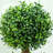 Set Of 2 Decorative Artificial Plants, Topiary Ball-Shaped Boxwood Trees In Pot, Fake Plants For Home Indoor Outdoor Decor, 39.4 Inch, Green